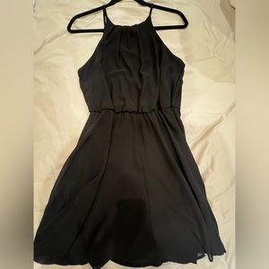 Blue Rain Elegant Mini Dress in Black | Size M